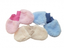 Kojenecké rukavičky fleece peří - vel. 0-9 měs - barvy