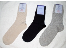 Bavlněné ponožky s jemným lemem - vel. 24-25