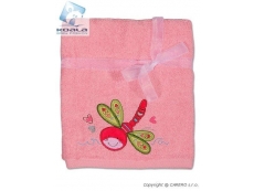 Dětský froté ručník 50x100 - Růžová