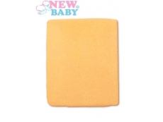 Nepromokavé prostěradlo New Baby - 90% bavlna 120x60 Oranžová