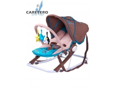 Dětské lehátko CARETERO Aqua brown Hnědá