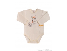 Kojenecké body Oslík - Béžová 74 (6-9m)