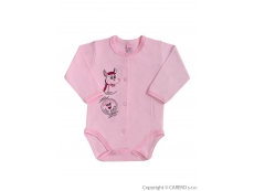 Kojenecké body Oslík r- Růžová 62 (3-6m) BOBAS FASHION