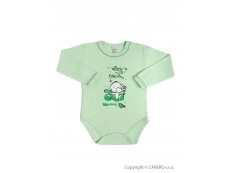 Kojenecké body slon Zelená - vel. 86 (12-18m)