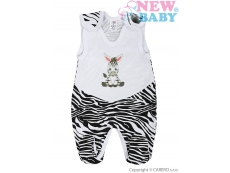 Kojenecké dupačky Zebra Bílá 86 (12-18m)