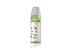 Skleněná kojenecká láhev Baby Ono - Zelená