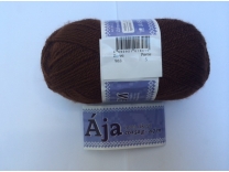 AKCE - Pletací příze AJA - 50g - 983 čokoládová