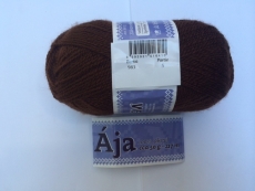 AKCE - Pletací příze AJA - 50g - 983 čokoládová (skladem poslední 3 klubka)