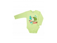 Kojenecké body Ježek Zelená 80 (9-12m)