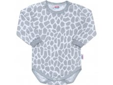 Kojenecké body s dlouhým rukávem New Baby Žirafa Bílá 86 (12-18 h)