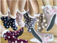 Dámské bačkory s protiskluzem Starorůžové