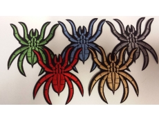 Nažehlovačka - pavouk 7x6cm červený (skladem poslední 1ks)