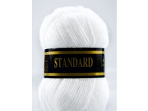 Pletací příze Standard bílá - 010 - 50g (skladem posledních 6 klubek)