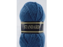 Pletací příze Standard šedomodrá kovová 650 - 10x50g