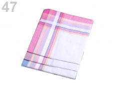 Kapesník dámský 6ks - český výrobek (proužek nebo kytičky)