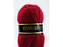 Pletací příze Standard tm. červená - 120 - 10x50g
