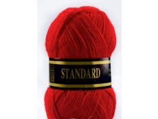 Pletací příze Standard červená - 165 - 50g