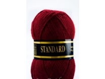 Pletací příze Standard vínová - 105 - 10x50g