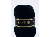 Pletací příze Standard černá - 940 - 10x50g