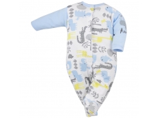 Kojenecký overal ZOO modrý - 68 (4-6m)