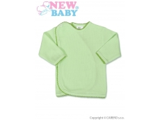 Kojenecká košilka proužkovaná New Baby zelená - 50