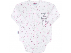 Kojenecké celorozepínací body Magic Star růžové - 74 (6-9m)