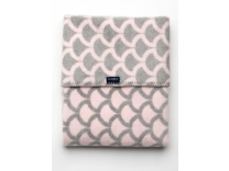 Dětská bavlněná deka se vzorem Womar 75x100 růžovo-šedá