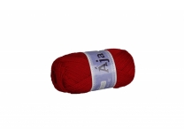 AKCE - Pletací příze AJA 933 - 50g tmavě červená (skladem poslední 1 klubko)