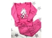 Dětské pyžamo tmavě růžová - vel. 98 tlapka