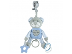 Plyšová hračka s vibrací - medvěd modrý