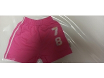 AKCE - Dětské kraťásky - vel. 116 růžová