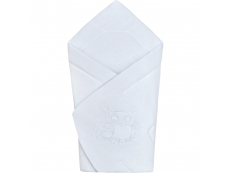 Zavinovačka New Baby Sovičky bílá