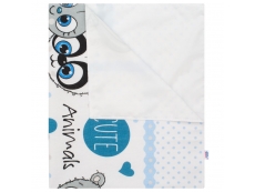 Nepromokavá flanelová podložka New Baby Friendly Modrá