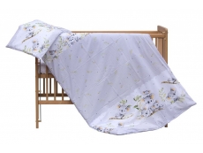 Povlečení do postýlky 2-dílné 100/135 cm - Koala šedá