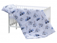 Povlečení do postýlky 2-dílné 90/120 cm - Maxík modrá