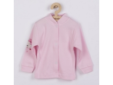Kojenecký kabátek medvídek - Růžová 68