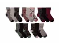 Bavlněné ponožky Boma s volným lemem  dámské - 3p