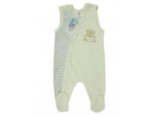 Kojenecké propínací dupačky smetanová - vel. 62 ovečka