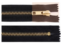 Kovový zip No 5 délka 14 cm (jeansový) - barvy