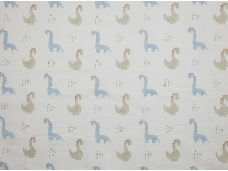 Dětská látková osuška s potiskem 100 x 90 - Dino - český výrobek