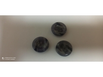 Knoflík čtyřdírkový - 20mm šedý