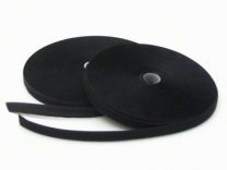 SLEVA - Suchý zip černý 20mm - 1m