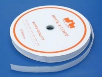 SLEVA - Suchý zip bílý  20mm - samolepící - 1m