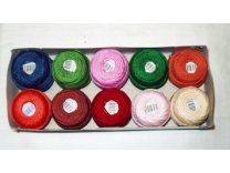 AKCE - Vyšívací příze Perlovka - středně zelená (skladem poslední 3klubka)