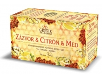 Čaj - Zázvor+citron+med - nálevové sáčky