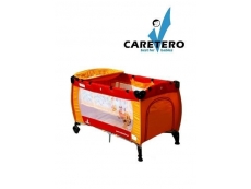 Cestovní postýlka CARETERO Medio red - Oranžová
