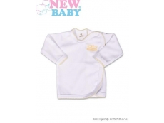 Kojenecká košilka Bílá se žlutou výšivkou - vel. 56