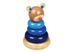 Dřevěná edukační hračka - medvídek