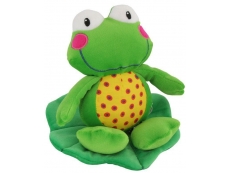 Plyšová hračka s vibrací  Zelená - Žába