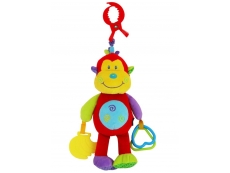 Dětská hračka s vibrací Opička Červená